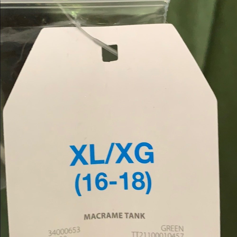 Time and Tru Women's Macrame Top XL - Picture 11 of 14